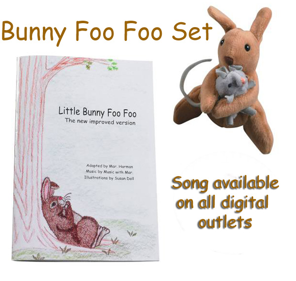 Little Bunny Foo Foo Set (Book & Puppet)